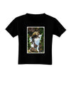 TooLoud Waterfall Watercolor Toddler T-Shirt Dark-Toddler T-Shirt-TooLoud-Black-2T-Davson Sales