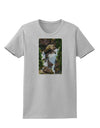 TooLoud Waterfall Watercolor Womens T-Shirt-Womens T-Shirt-TooLoud-AshGray-X-Small-Davson Sales