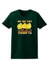 TooLoud We Are Not Nuggets Womens Dark T-Shirt-Womens T-Shirt-TooLoud-Forest-Green-Small-Davson Sales