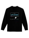 TooLoud Web Designer Not Miracle Worker Adult Long Sleeve Dark T-Shirt-TooLoud-Black-Small-Davson Sales