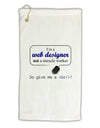 TooLoud Web Designer Not Miracle Worker Micro Terry Gromet Golf Towel 16 x 25 inch-Golf Towel-TooLoud-White-Davson Sales