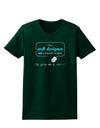 TooLoud Web Designer Not Miracle Worker Womens Dark T-Shirt-TooLoud-Forest-Green-Small-Davson Sales