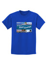 TooLoud Welcome to Palm Springs Collage Childrens Dark T-Shirt-Childrens T-Shirt-TooLoud-Royal-Blue-X-Small-Davson Sales