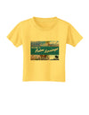 TooLoud Welcome to Palm Springs Collage Toddler T-Shirt-Toddler T-Shirt-TooLoud-Yellow-2T-Davson Sales