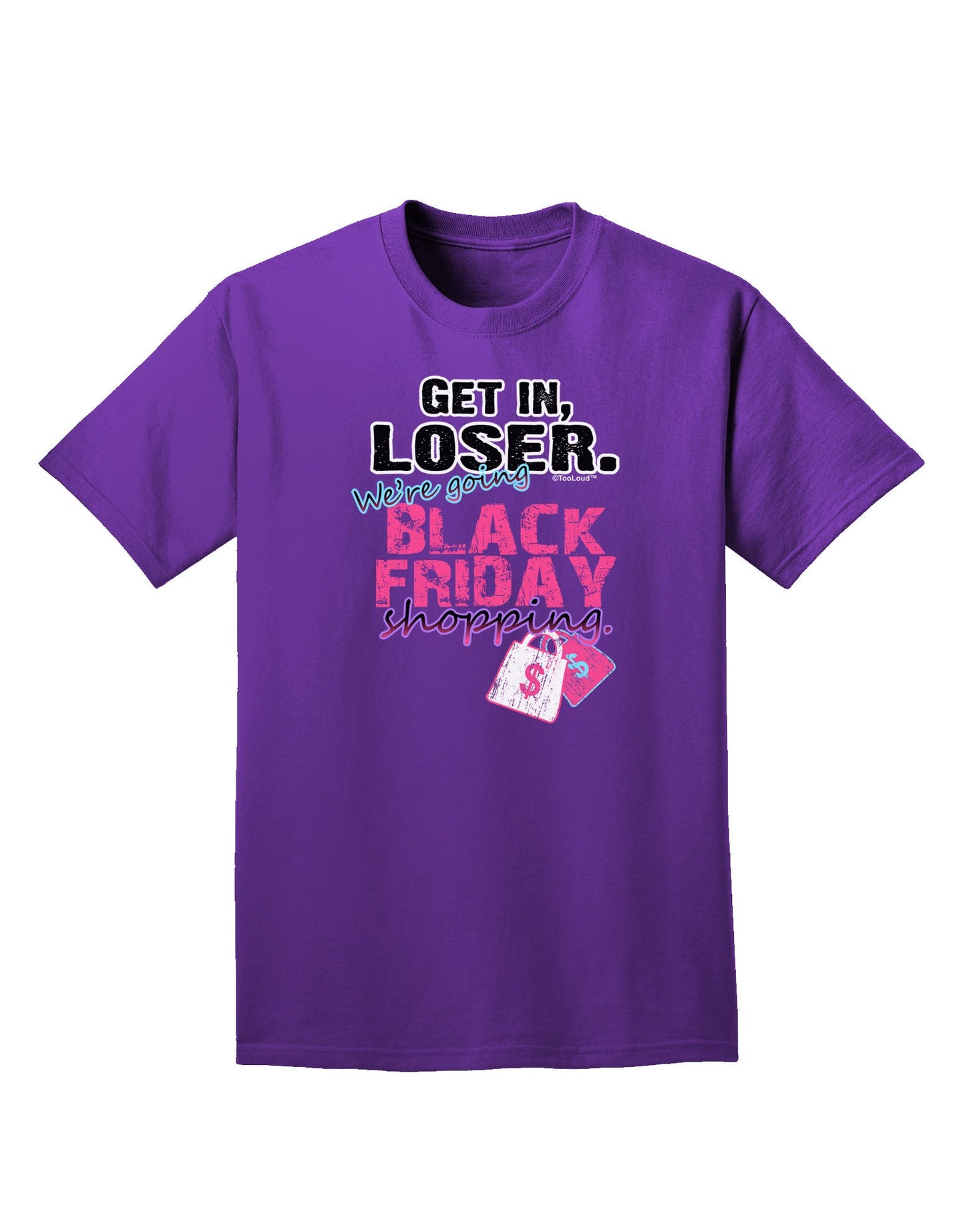 TooLoud We're going Black Friday Shopping Adult Dark T-Shirt-Mens T-Shirt-TooLoud-Purple-Small-Davson Sales