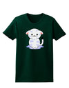 TooLoud Wet Pussycat Womens Dark T-Shirt-TooLoud-Forest-Green-Small-Davson Sales