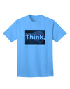 TooLoud What We Think Buddha Adult T-Shirt-unisex t-shirt-TooLoud-Aquatic-Blue-Small-Davson Sales