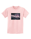 TooLoud What We Think Buddha Childrens T-Shirt-Childrens T-Shirt-TooLoud-PalePink-X-Small-Davson Sales