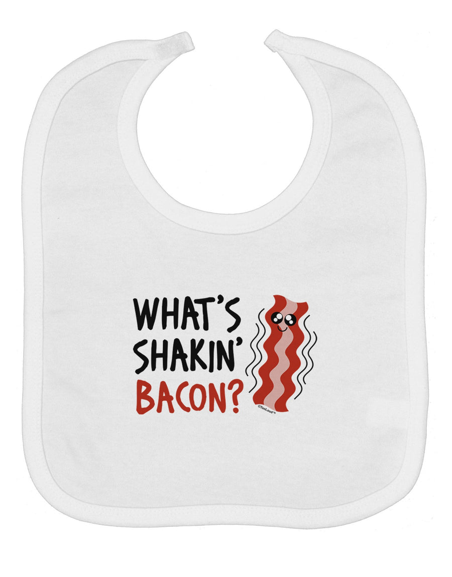 TooLoud What's Shakin' Bacon Baby Bib