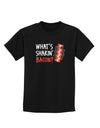 TooLoud What's Shakin' Bacon Childrens Dark T-Shirt-Childrens T-Shirt-TooLoud-Black-X-Small-Davson Sales