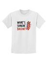 TooLoud What's Shakin' Bacon Childrens T-Shirt-Childrens T-Shirt-TooLoud-White-X-Small-Davson Sales