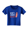 TooLoud What's Shakin' Bacon Toddler T-Shirt Dark-Toddler T-Shirt-TooLoud-Royal-Blue-2T-Davson Sales