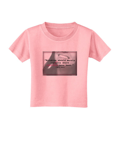 TooLoud Where Smiles Mark Twain Toddler T-Shirt-Toddler T-Shirt-TooLoud-Candy-Pink-2T-Davson Sales