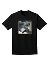 TooLoud White Wolf Face Adult Dark T-Shirt-Mens T-Shirt-TooLoud-Black-Small-Davson Sales