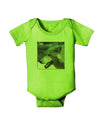 TooLoud White Wolf Face Baby Romper Bodysuit-Baby Romper-TooLoud-Lime-06-Months-Davson Sales