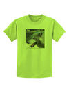 TooLoud White Wolf Face Childrens T-Shirt-Childrens T-Shirt-TooLoud-Lime-Green-X-Small-Davson Sales