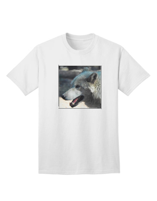 TooLoud White Wolf Face - Premium Adult T-Shirt for Bold Fashion Statements-Mens T-shirts-TooLoud-White-Small-Davson Sales