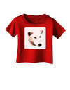 TooLoud White Wolf Head Cutout Infant T-Shirt Dark-Infant T-Shirt-TooLoud-Red-06-Months-Davson Sales