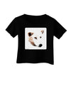 TooLoud White Wolf Head Cutout Infant T-Shirt Dark-Infant T-Shirt-TooLoud-Black-06-Months-Davson Sales