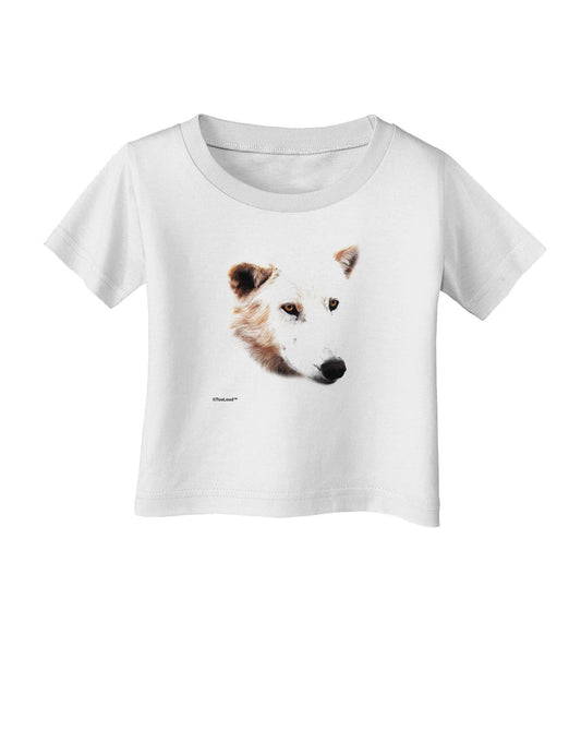 TooLoud White Wolf Head Cutout Infant T-Shirt-Infant T-Shirt-TooLoud-White-06-Months-Davson Sales