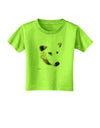 TooLoud White Wolf Head Cutout Toddler T-Shirt-Toddler T-Shirt-TooLoud-Lime-Green-2T-Davson Sales