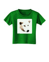 TooLoud White Wolf Head Cutout Toddler T-Shirt Dark-Toddler T-Shirt-TooLoud-Clover-Green-2T-Davson Sales