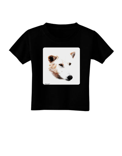 TooLoud White Wolf Head Cutout Toddler T-Shirt Dark-Toddler T-Shirt-TooLoud-Black-2T-Davson Sales