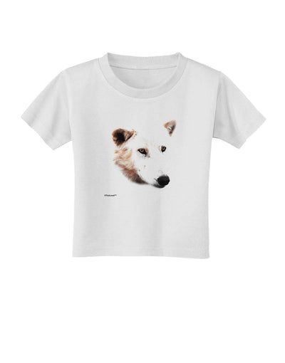 TooLoud White Wolf Head Cutout Toddler T-Shirt-Toddler T-Shirt-TooLoud-White-2T-Davson Sales