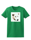 TooLoud White Wolf Head Cutout Womens Dark T-Shirt-Womens T-Shirt-TooLoud-Kelly-Green-X-Small-Davson Sales