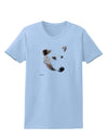 TooLoud White Wolf Head Cutout Womens T-Shirt-Womens T-Shirt-TooLoud-Light-Blue-X-Small-Davson Sales