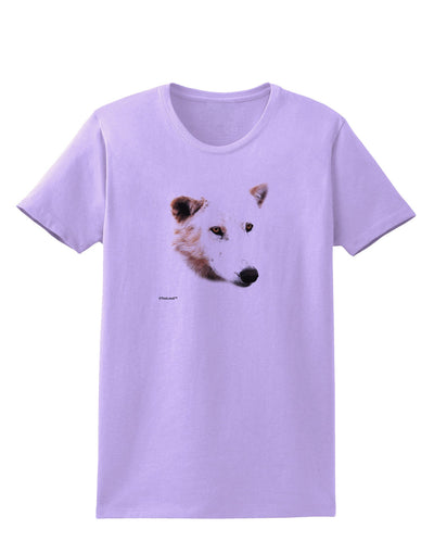 TooLoud White Wolf Head Cutout Womens T-Shirt-Womens T-Shirt-TooLoud-Lavender-X-Small-Davson Sales