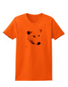 TooLoud White Wolf Head Cutout Womens T-Shirt-Womens T-Shirt-TooLoud-Orange-X-Small-Davson Sales