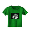 TooLoud White Wolf Moon Toddler T-Shirt Dark-Toddler T-Shirt-TooLoud-Clover-Green-2T-Davson Sales