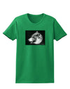 TooLoud White Wolf Moon Womens Dark T-Shirt-TooLoud-Kelly-Green-X-Small-Davson Sales