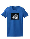 TooLoud White Wolf Moon Womens Dark T-Shirt-TooLoud-Royal-Blue-X-Small-Davson Sales