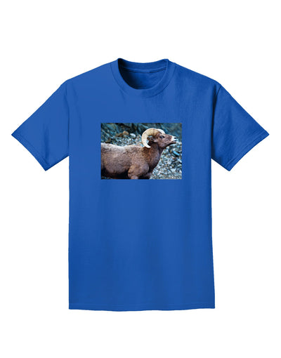 TooLoud Wide Eyed Big Horn Adult Dark T-Shirt-Mens T-Shirt-TooLoud-Royal-Blue-Small-Davson Sales