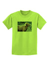 TooLoud Wide Eyed Big Horn Childrens T-Shirt-Childrens T-Shirt-TooLoud-Lime-Green-X-Small-Davson Sales