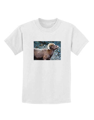 TooLoud Wide Eyed Big Horn Childrens T-Shirt-Childrens T-Shirt-TooLoud-White-X-Small-Davson Sales