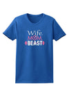 TooLoud Wife Mom Beast Womens Dark T-Shirt-Womens T-Shirt-TooLoud-Royal-Blue-X-Small-Davson Sales