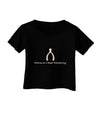 TooLoud Wishing You a Happy Thanksgiving Wishbone Infant T-Shirt Dark-Infant T-Shirt-TooLoud-Black-06-Months-Davson Sales