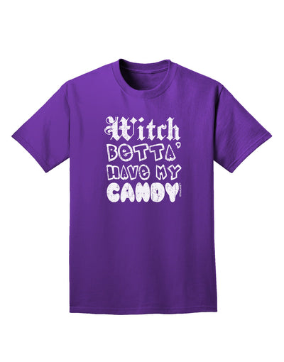 TooLoud Witch Betta Have - Distressed Adult Dark T-Shirt-Mens T-Shirt-TooLoud-Purple-Small-Davson Sales