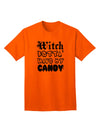 TooLoud Witch Betta Have My Candy Adult T-Shirt-Mens T-Shirt-TooLoud-Orange-Small-Davson Sales