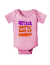 TooLoud Witch Betta Have My Candy Color Baby Romper Bodysuit-Baby Romper-TooLoud-Pink-06-Months-Davson Sales