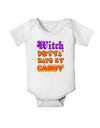 TooLoud Witch Betta Have My Candy Color Baby Romper Bodysuit-Baby Romper-TooLoud-White-06-Months-Davson Sales