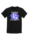 TooLoud Witch Cat Childrens Dark T-Shirt-Childrens T-Shirt-TooLoud-Black-X-Small-Davson Sales