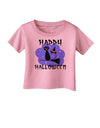 TooLoud Witch Cat Infant T-Shirt-Infant T-Shirt-TooLoud-Candy-Pink-06-Months-Davson Sales