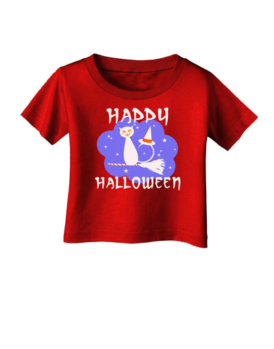 TooLoud Witch Cat Infant T-Shirt Dark-Infant T-Shirt-TooLoud-Red-06-Months-Davson Sales