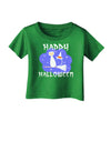 TooLoud Witch Cat Infant T-Shirt Dark-Infant T-Shirt-TooLoud-Clover-Green-06-Months-Davson Sales