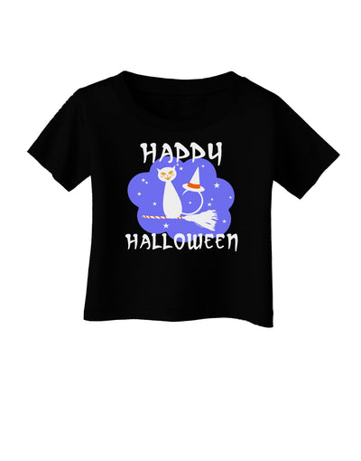 TooLoud Witch Cat Infant T-Shirt Dark-Infant T-Shirt-TooLoud-Black-06-Months-Davson Sales