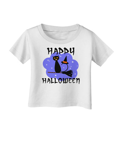 TooLoud Witch Cat Infant T-Shirt-Infant T-Shirt-TooLoud-White-06-Months-Davson Sales